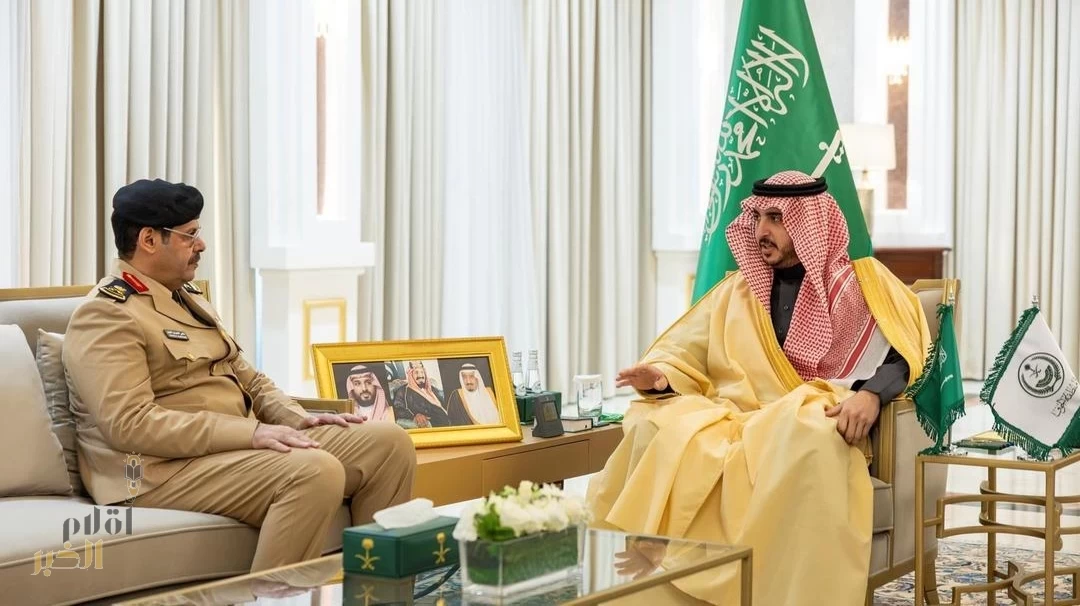 أمير الجوف يستقبل قائد حرس الحدود المعيَّن حديثًا بالمنطقة