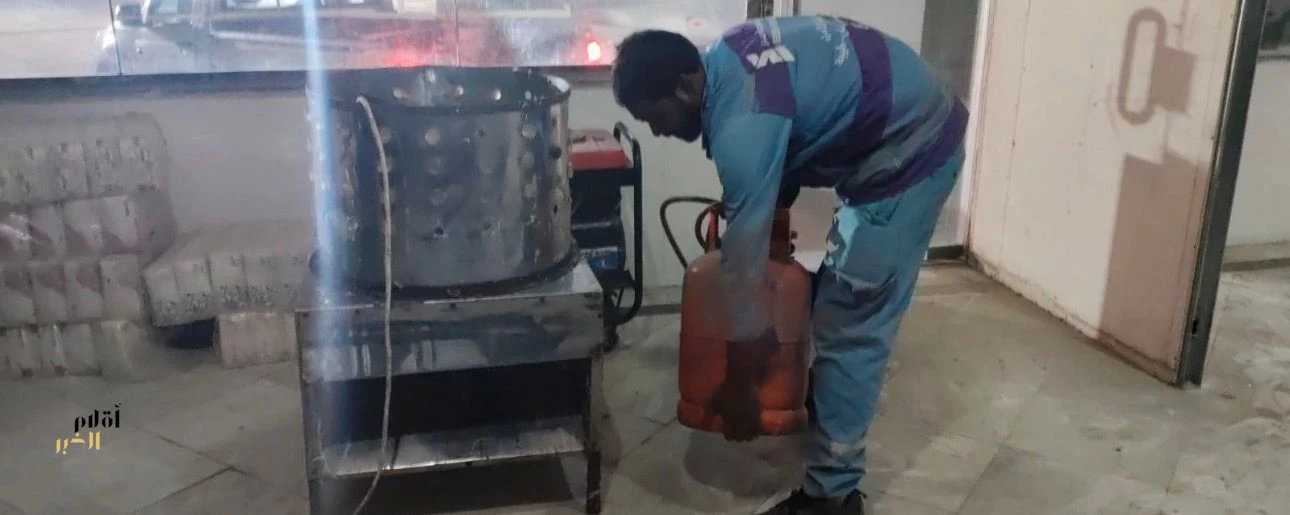 أمانة جدة تضبط مسلخ دواجن مخالفًا في بريمان