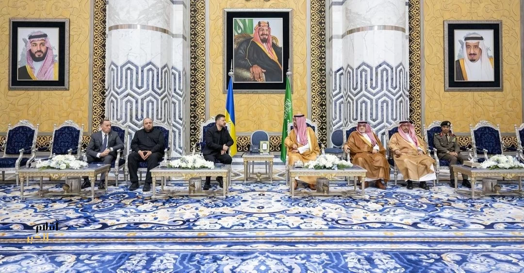 رئيس جمهورية أوكرانيا يصل إلى جدة