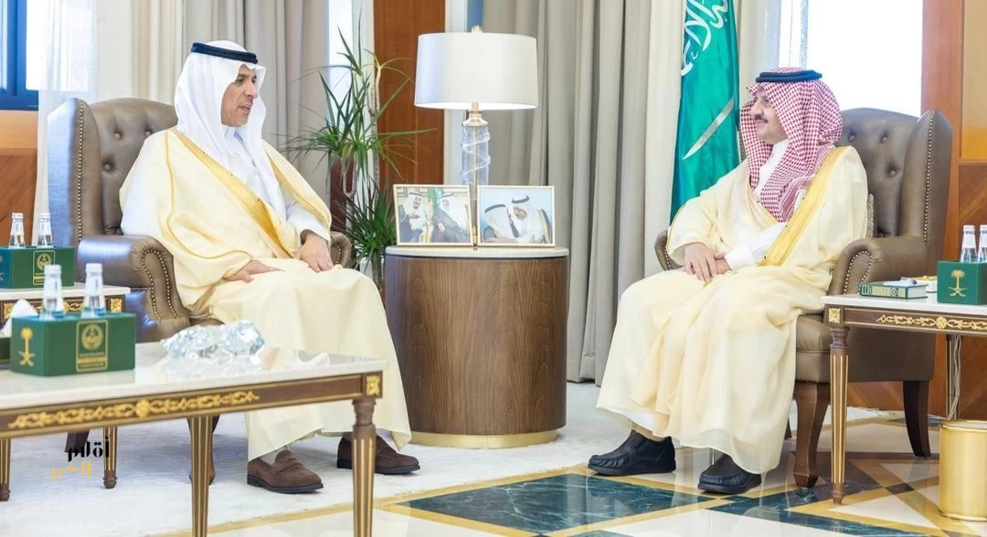 أمير المنطقة الشرقية يستقبل الرئيس التنفيذي لهيئة الإذاعة والتلفزيون