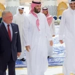 لقاء ثلاثي بين سمو ولي العهد وملك الأردن وأمير دولة قطر