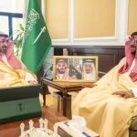 نائب أمير تبوك يستقبل مدير فرع وزارة البيئة بالمنطقة