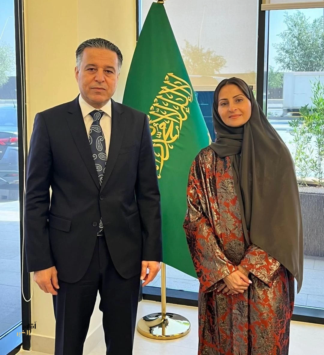 الأميرة سارة بنت بندر تستقبل القائم بالأعمال الليبي بمناسبة انضمام ليبيا لعضوية المجلس الدولي للتمور