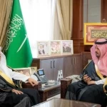 أمير المدينة المنورة يستقبل رئيس الهيئة الملكية للجبيل وينبع