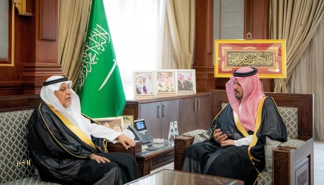 أمير المدينة المنورة يستقبل رئيس الهيئة الملكية للجبيل وينبع