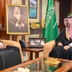 نائب أمير منطقة جازان يستقبل الرئيس التنفيذي للشركة السعودية للقهوة