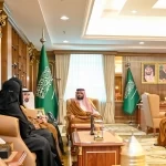 أمير جازان يستقبل أعضاء مجلس الشورى من أبناء المنطقة