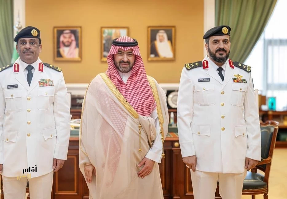 نائب أمير تبوك يستقبل قائد حرس الحدود بالمنطقة