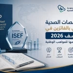 «التخصصات الصحية» تكرّم الفائزين في «آيسف 2026» وتؤكد دعم المواهب الوطنية