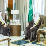 أمير المنطقة الشرقية يستقبل رئيس جامعة الملك فيصل بمناسبة تحقيقها المرتبة 35 عالميًا في تصنيف التايمز لتأثير الاستدامة