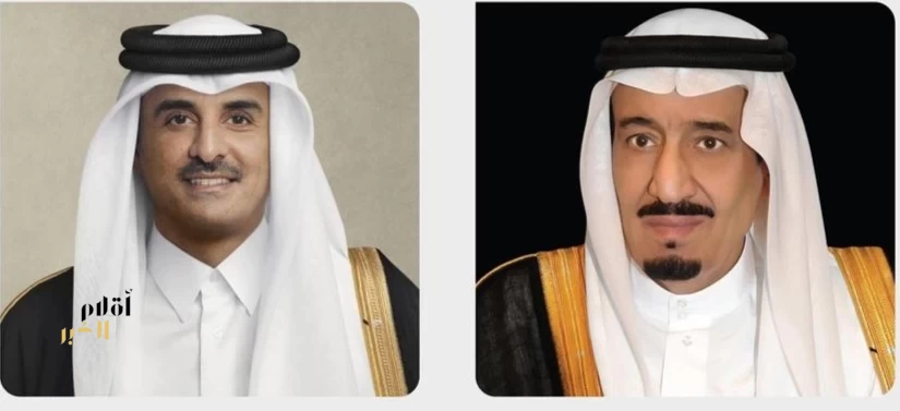 خادم الحرمين الشريفين يعزي أمير دولة قطر في وفاة صاحب السمو الشيخ حمد بن خليفة آل ثاني أمير دولة قطر السابق