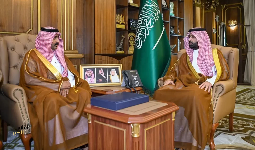 أمير جازان يستقبل مدير فرع صندوق تنمية الموارد البشرية "هدف" بالمنطقة