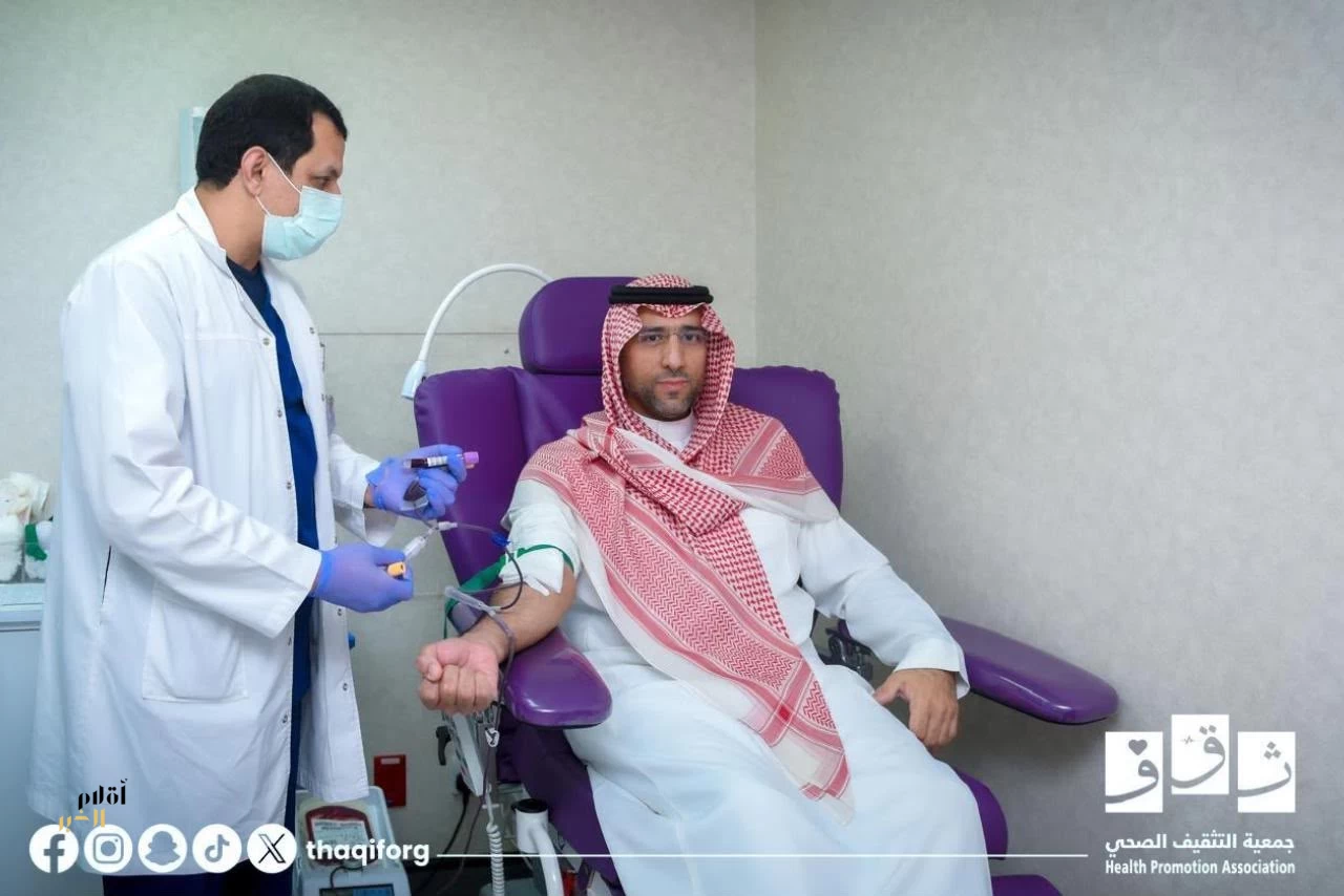 ‎جمعية "ثقف" تطلق مبادرة «تبرعك بدمك.. عطاء وأثر»