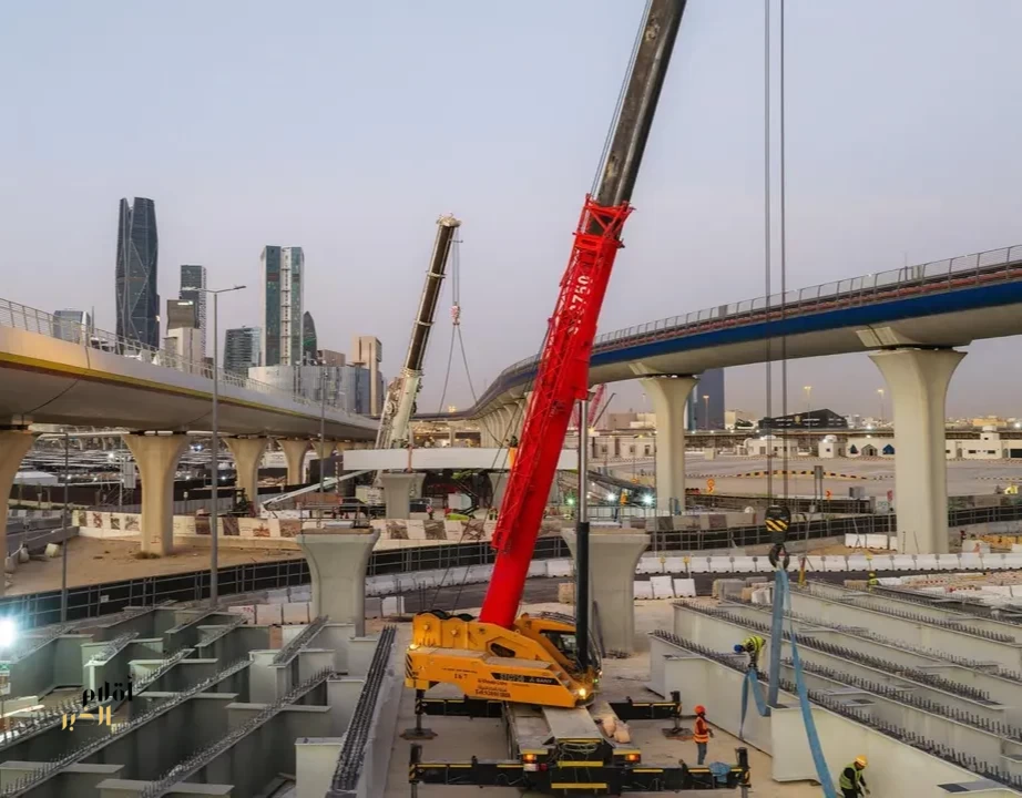 الهيئة الملكية لمدينة الرياض: تجاوز نسبة الإنجاز في جسر طريق الثمامة عند تقاطع طريق العليا 50%