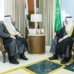 أمير المنطقة الشرقية يستقبل رئيس الهيئة السعودية للمياه