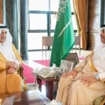 ‏أمير تبوك يستقبل الرئيس التنفيذي لشركة تبوك للتنمية الزراعية 