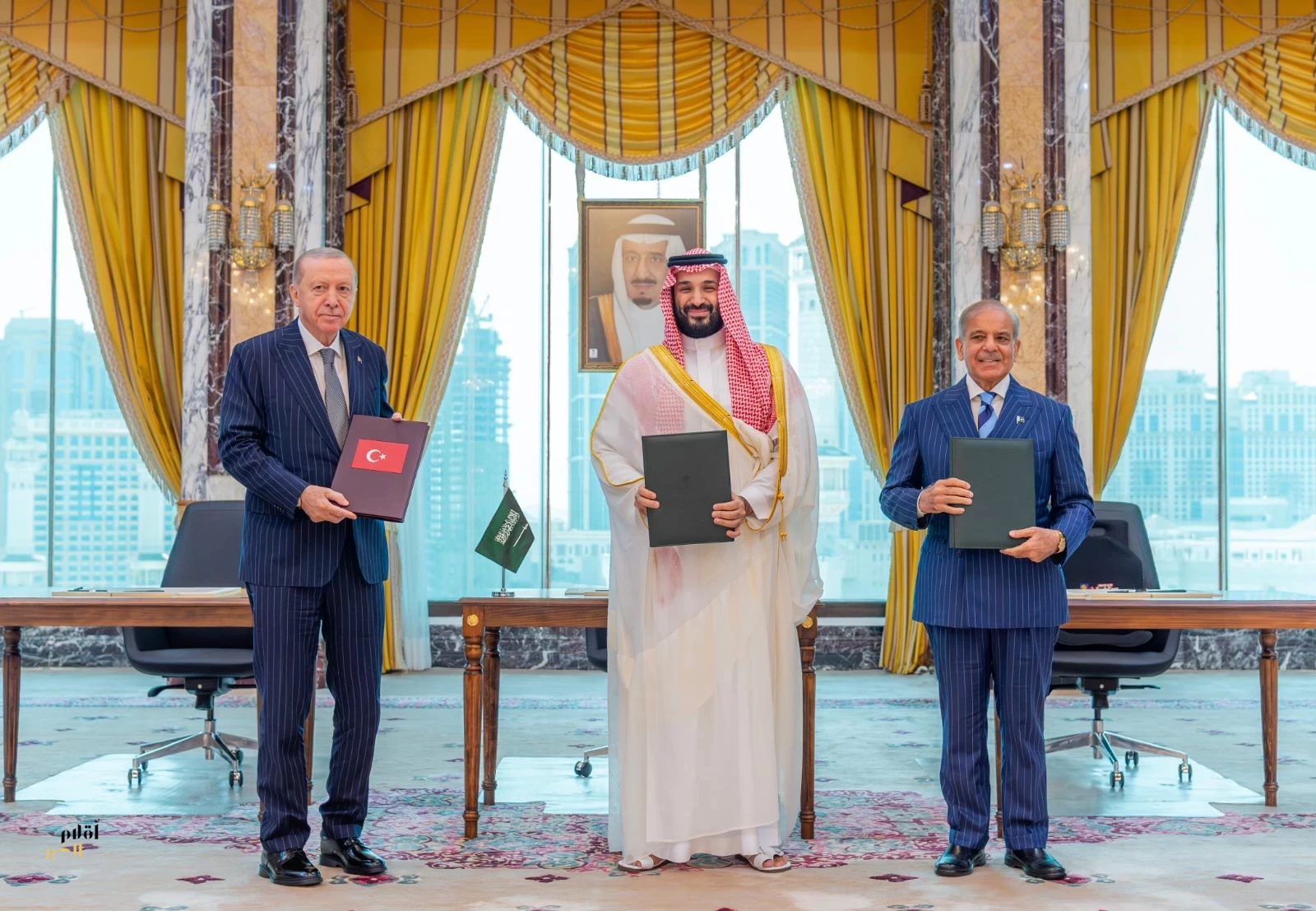 البيان المشترك لقمة مكة المكرمة للدفاع المشترك بين المملكة وتركيا وباكستان