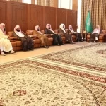 مفتي عام المملكة يستقبل مفوضي الإفتاء في المناطق