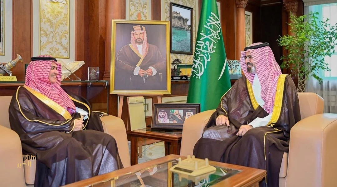 نائب أمير جازان يستقبل رئيس النيابة العامة بالمنطقة