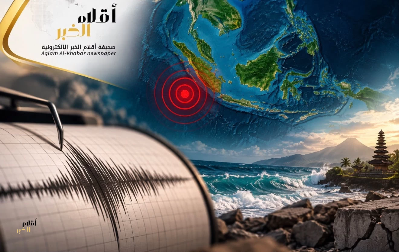 عاجل | زلزال بقوة 6.6 درجات يضرب قبالة سواحل إندونيسيا