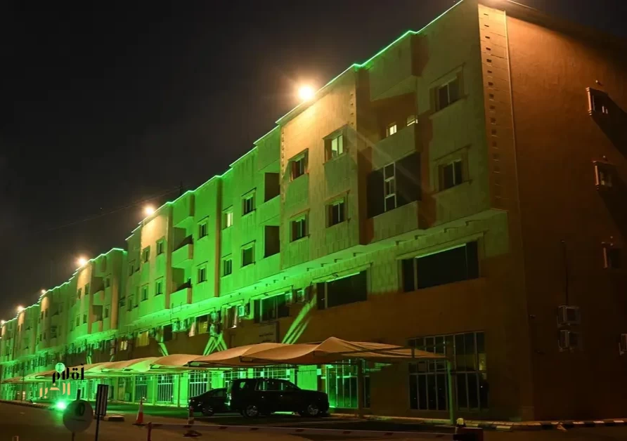 عسير تتزين بالأخضر احتفاءً باليوم الوطني السعودي