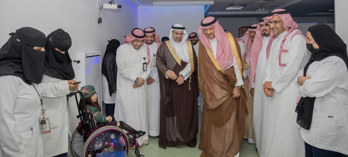 الأمير  سلطان بن سلمان  يدشن مبادرة الغرفة الحسية للأطفال ذوي الاعاقة في مدينة الملك فهد الطبية بالرياض
