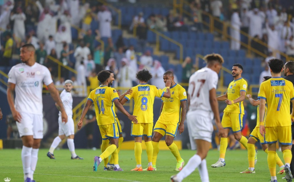 النصر يكتسح الشباب برباعية