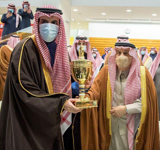 ‎نيابة عن سمو ولي العهد .. سمو أمير الرياض يرعى حفل سباق الخيل على كأسي سمو ولي العهد لجياد الإنتاج والمستورد