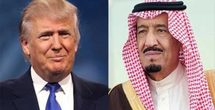 "الملك سلمان" يبعث برقية للرئيس ترامب للاطمئنان على صحته