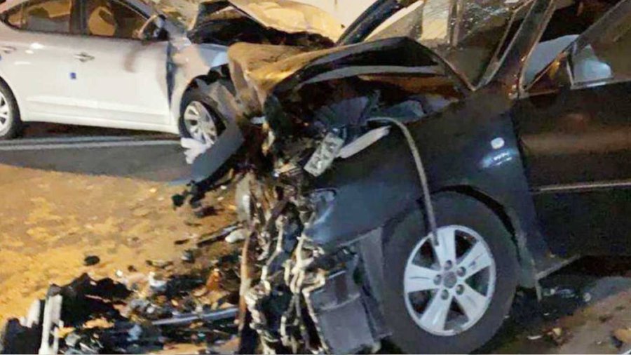 حادث تصادم مروع في الباحة.. ووفاة وإصابة ٣ أشخاص