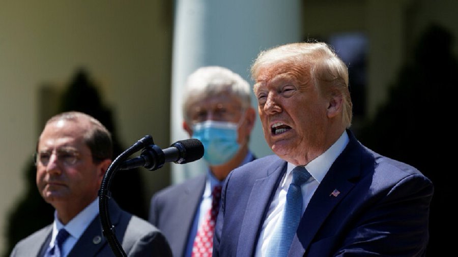ترامب يتهم صهر بايدن بالثراء من وباء كورونا