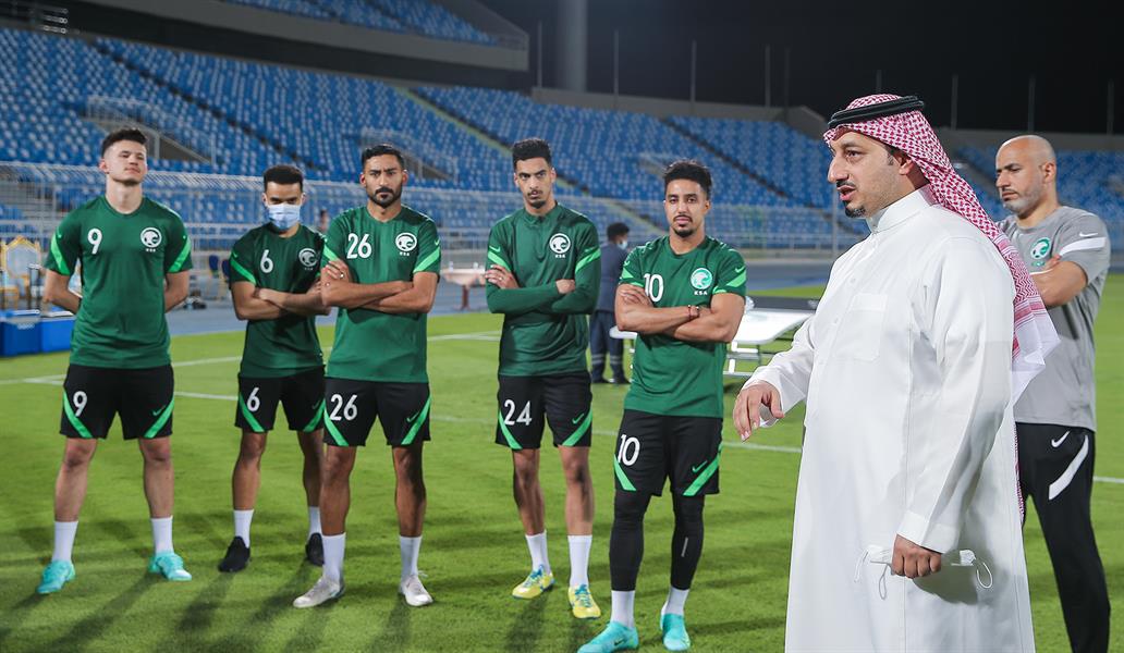 المنتخب السعودي يدشن معسكر الرياض استعداداً لمباريات التصفيات المشتركة المؤهلة إلى كأسي العالم وآسيا
