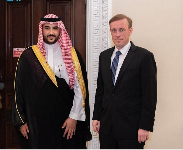 سمو نائب وزير الدفاع يلتقي بمستشار الأمن القومي الأمريكي بواشنطن