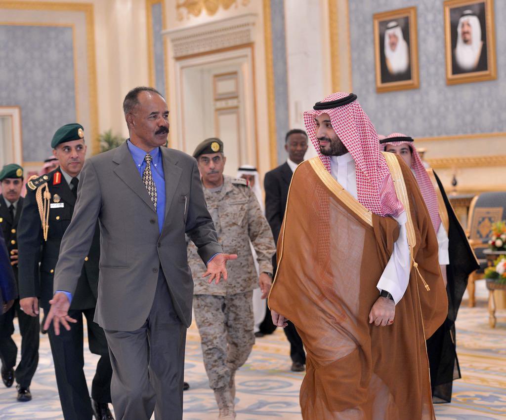 ولي العهد يجرى اتصالا برئيس سمو الشرق الاوسط أرتيريا