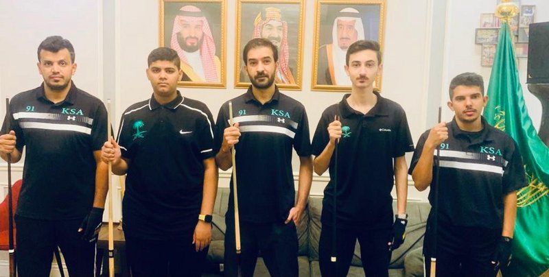 11 لاعبًا يمثلون أخضر البلياردو والسنوكر في البطولة العربية بدبي