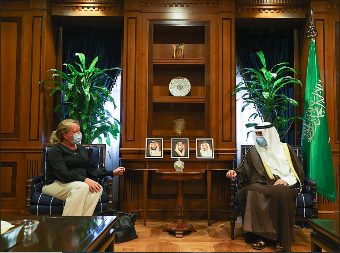 وزير الدولة للشؤون الخارجية يستقبل سفيرة هولندا