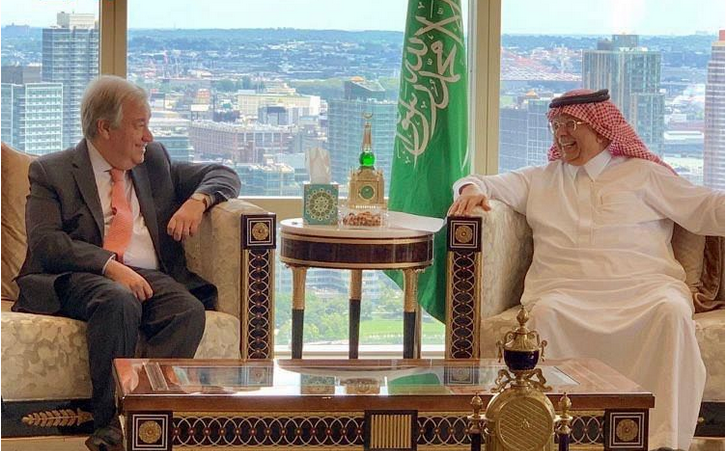 السفير المعلمي : المملكة من أكبر الداعمين للأمن والسلم الدوليين