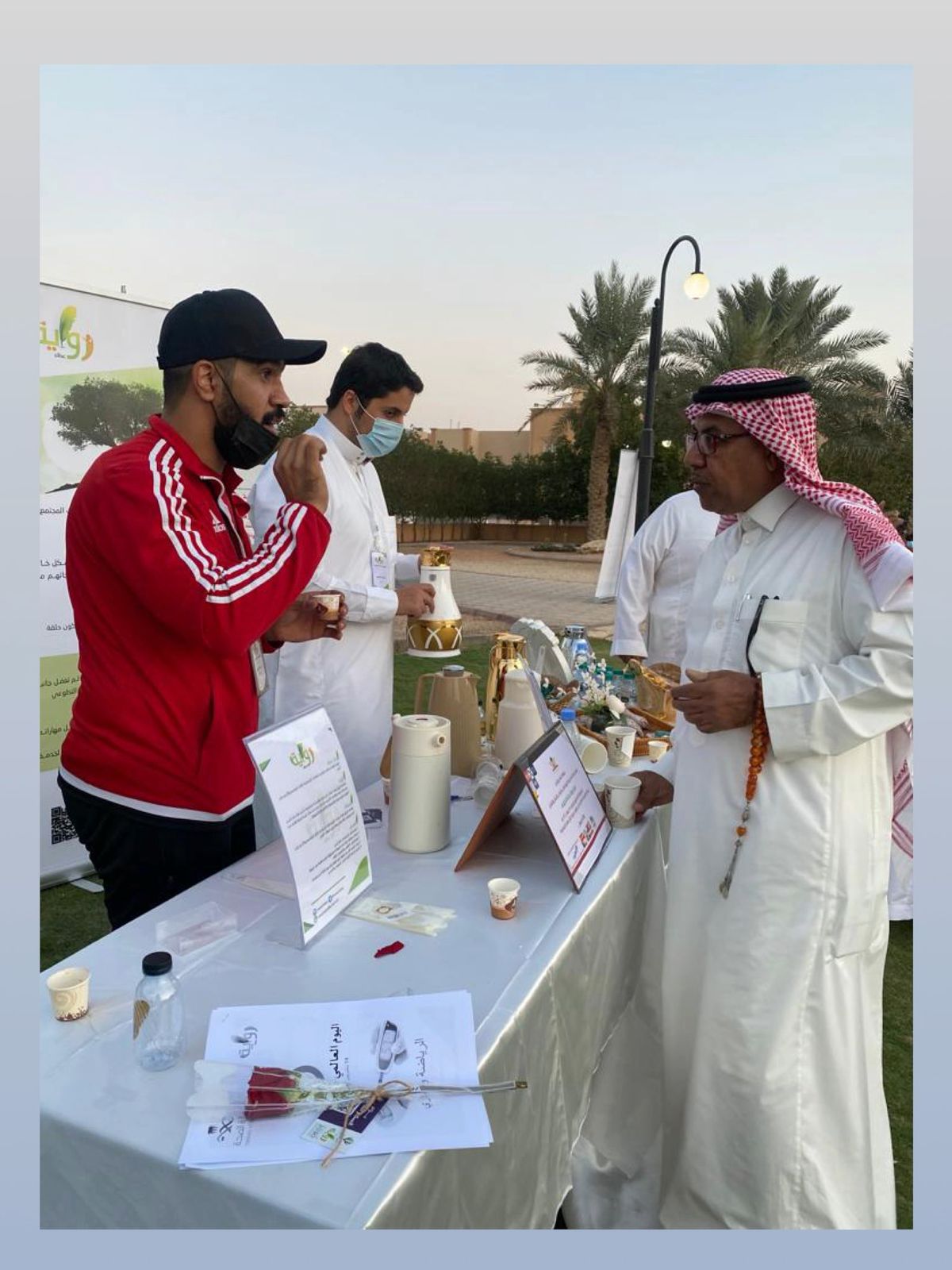 ضمن اليوم العالمي للسكريّ .. نظم فريق رواية عطاء التطوعي ولجنة تنمية حي الفلاح فعالية وأركان تثقيفية