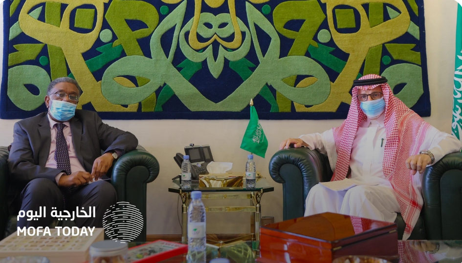 وزير الدولة لشؤون الدول الإفريقية يستقبل سفير جمهورية السودان