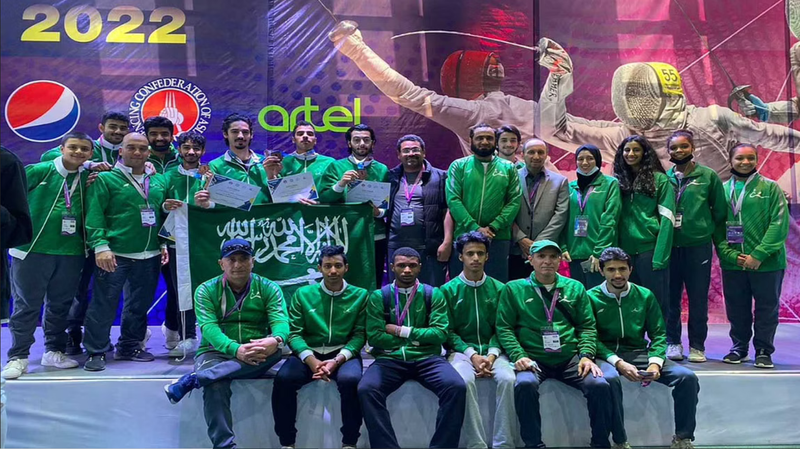 أخضر المبارزة يُحقق الميدالية البرونزية في بطولة آسيا