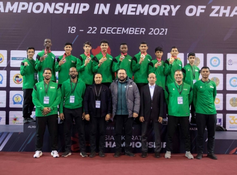 أخضر الكاراتيه يحصد 6 ميداليات في انطلاق آسيوية كازاخستان