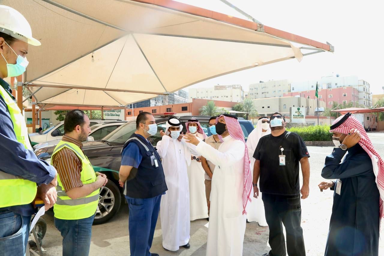 مطير يتفقد الانشاءات بمركز الأزمات بصحة مكة المكرمة