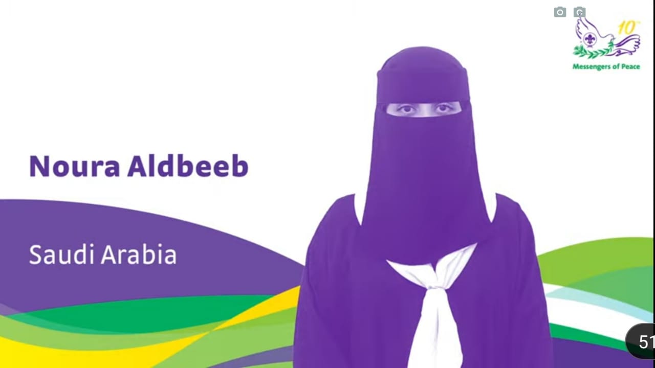 منح لقب "رسل أبطال السلام " للشابة للسعودية نورة الدبيب