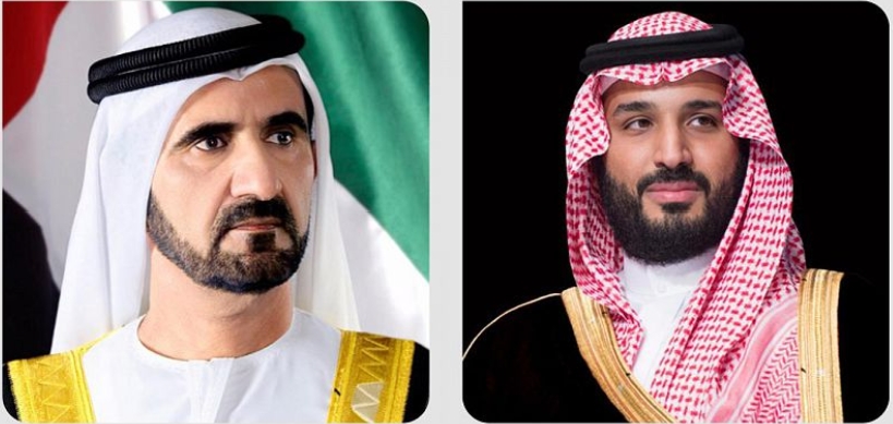 سمو ولي العهد يبعث برقية لسمو نائب رئيس دولة الإمارات