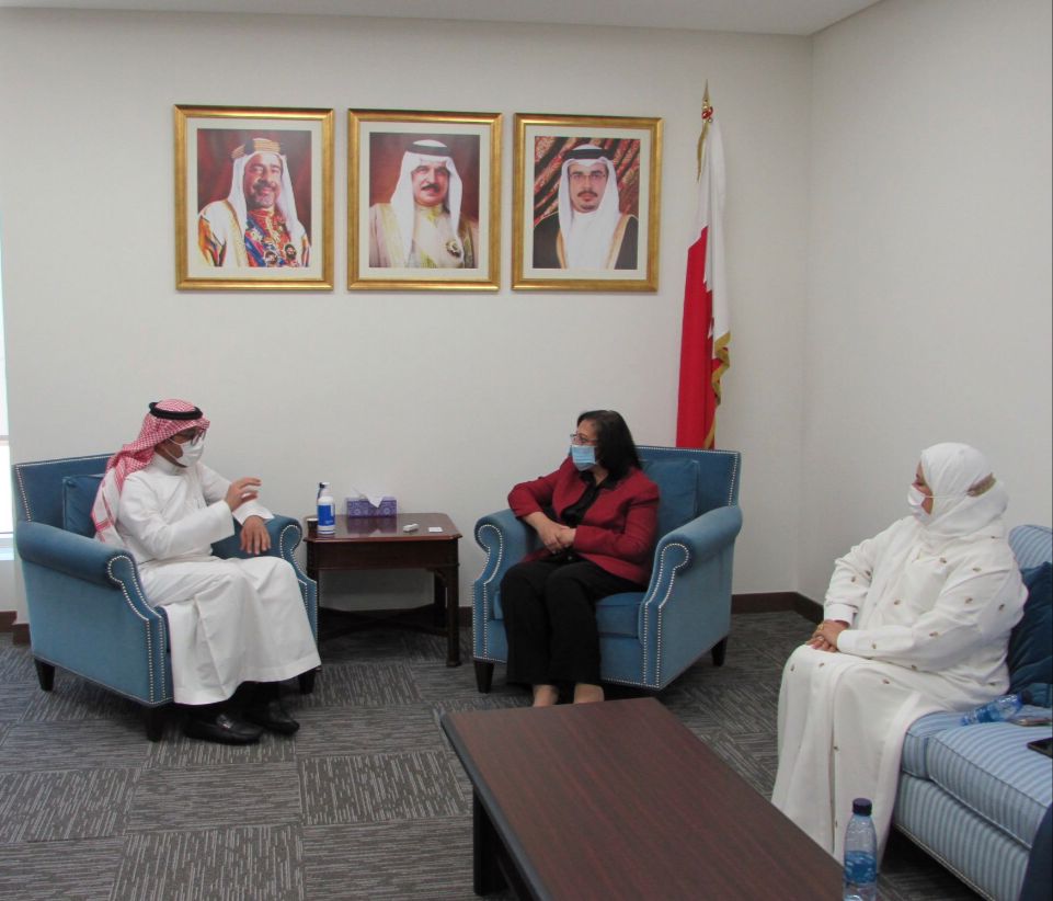 وزيرة الصحة البحرينية تستقبل مدير عام مجلس الصحة لدول مجلس التعاون وتشيد بدور المجلس