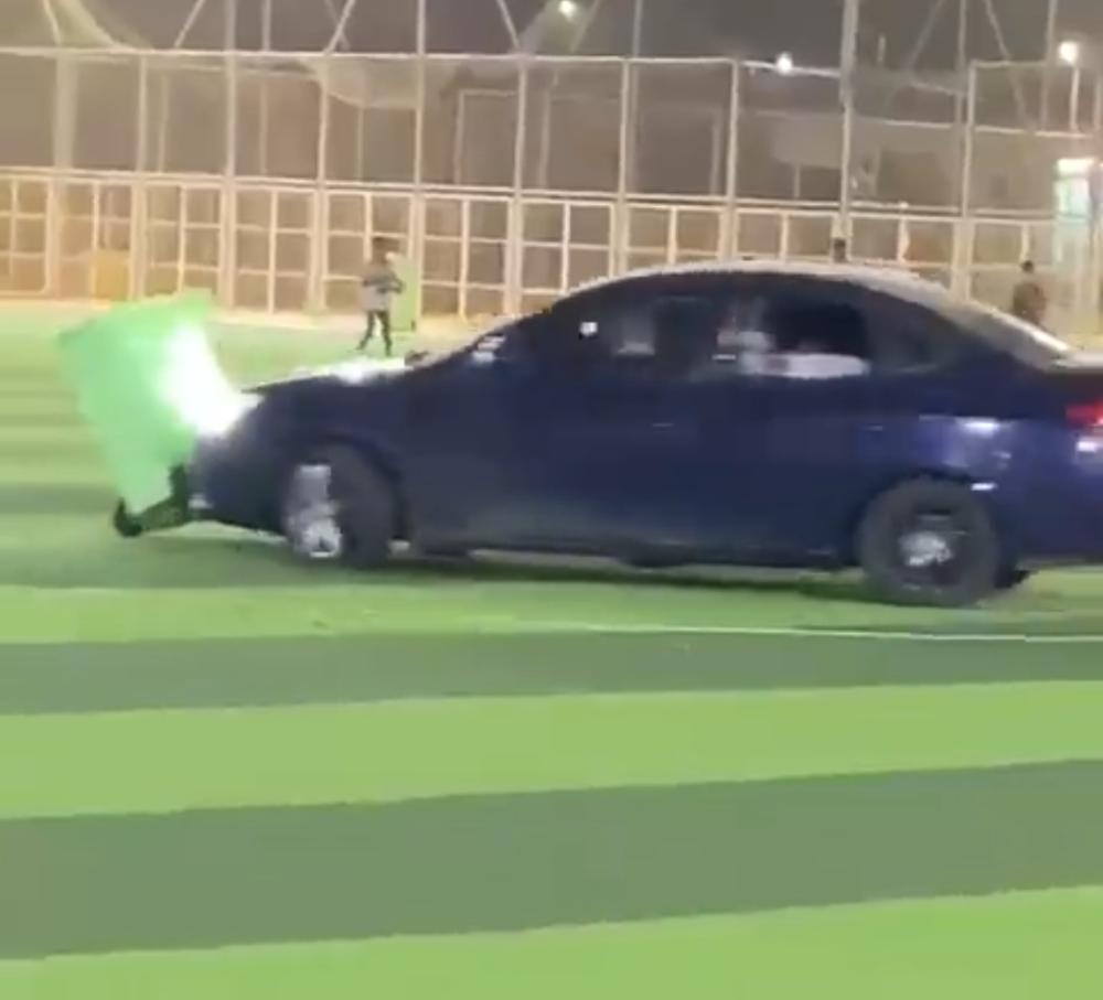 القبض على مفحط ملعب بندة