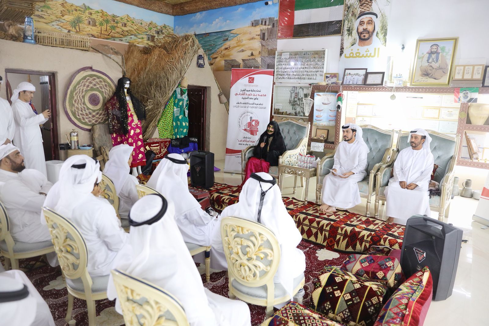 "متحف الظنحاني" يستضيف القافلة الثقافية الإعلامية الأولى في محطتها الرابعة
