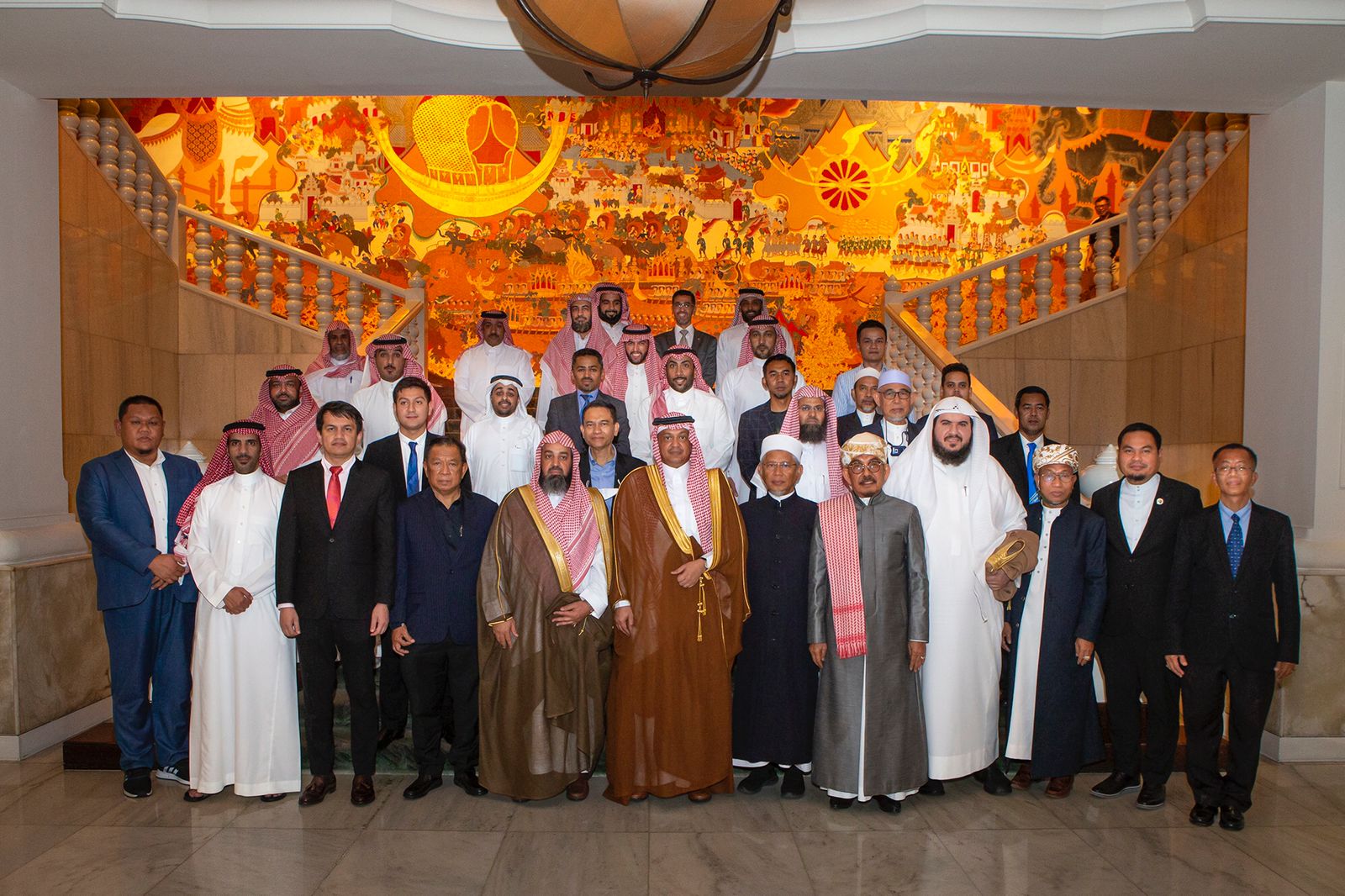 بالصور .. المستشار الإسلامي بسفارة خادم الحرمين الشريفين في بانكوك يقيم حفل عشاء لوكيل وزارة الشؤون الإسلامية