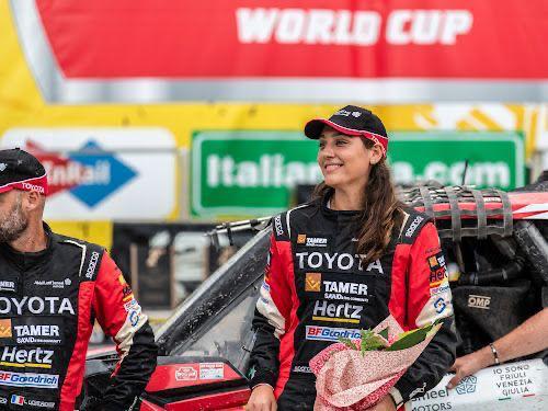 دانية عقيل تستعد للجولة (5) من بطولة كأس العالم للكروس كانتري ” باها 2022