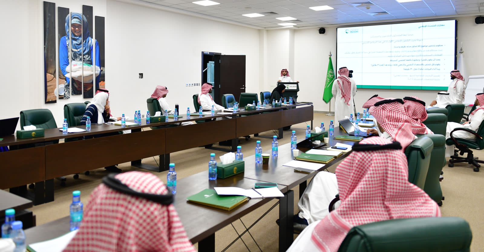 مركز الملك سلمان للإغاثة ينظم برنامجاً تدريبياً لمنسوبيه بعنوان "مهارات المتحدث الإعلامي"